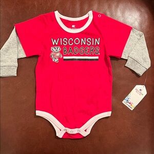 NWT Colosseum University of Wisconsin Baby Bodysuit